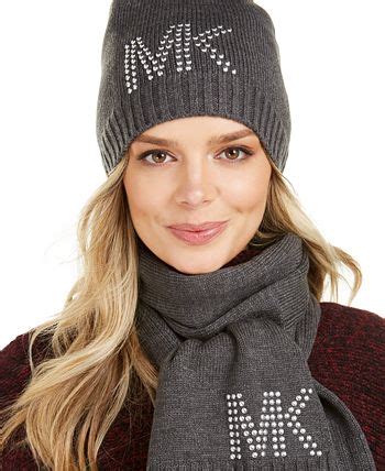 michael kors scarf hat|michael kors hats for women.